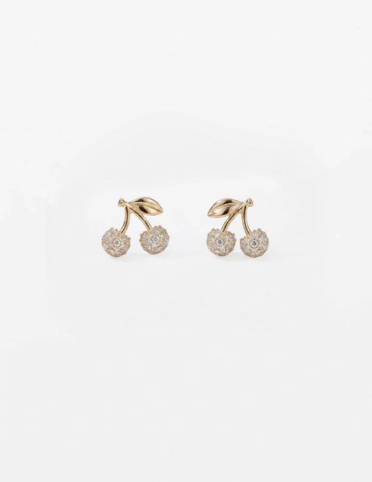 Crystal Cherry Earrings