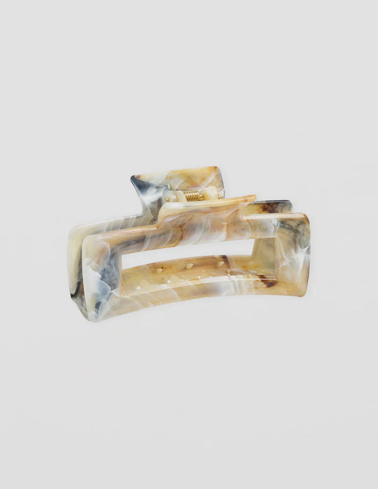 Hair Claw | Marble Cream