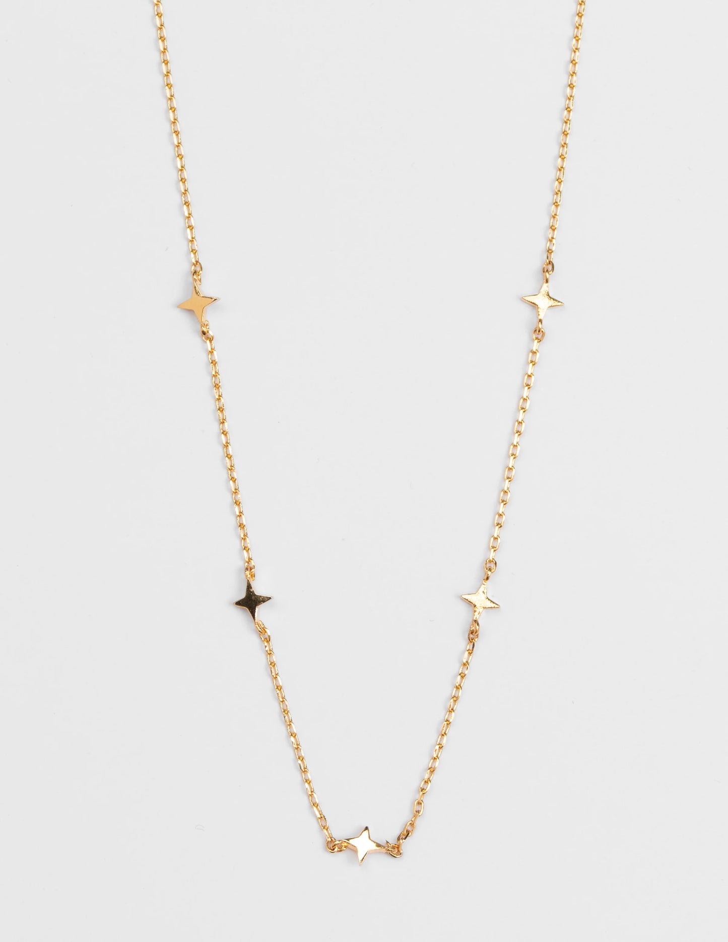 Stella + Gemma | Fine Chain w Stars Necklace