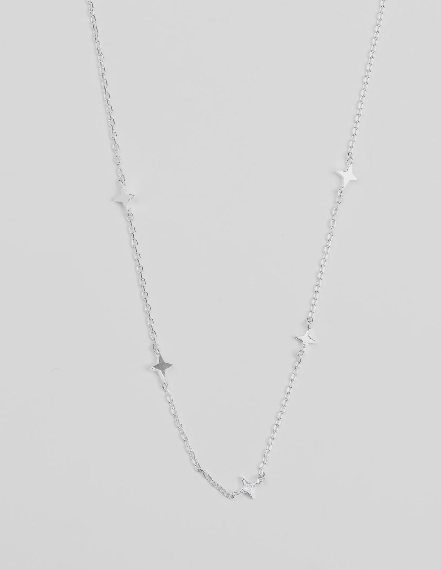 Stella + Gemma | Fine Chain w Stars Necklace