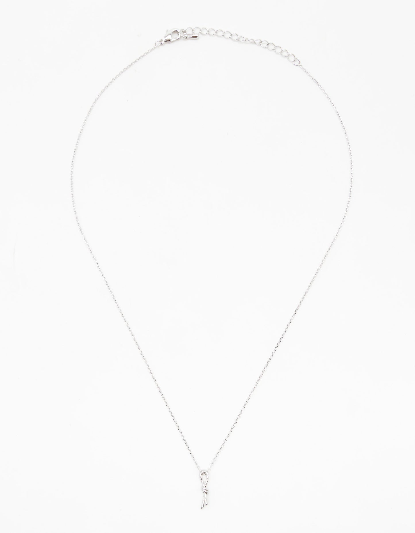 Silver Knot Necklace