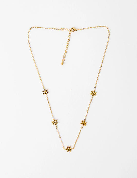 Gold Daisy Chain Necklace