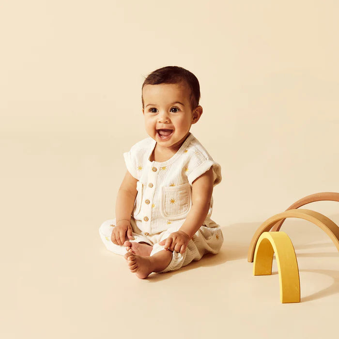 Wilson & Frenchy | Organic Crinkle Growsuit