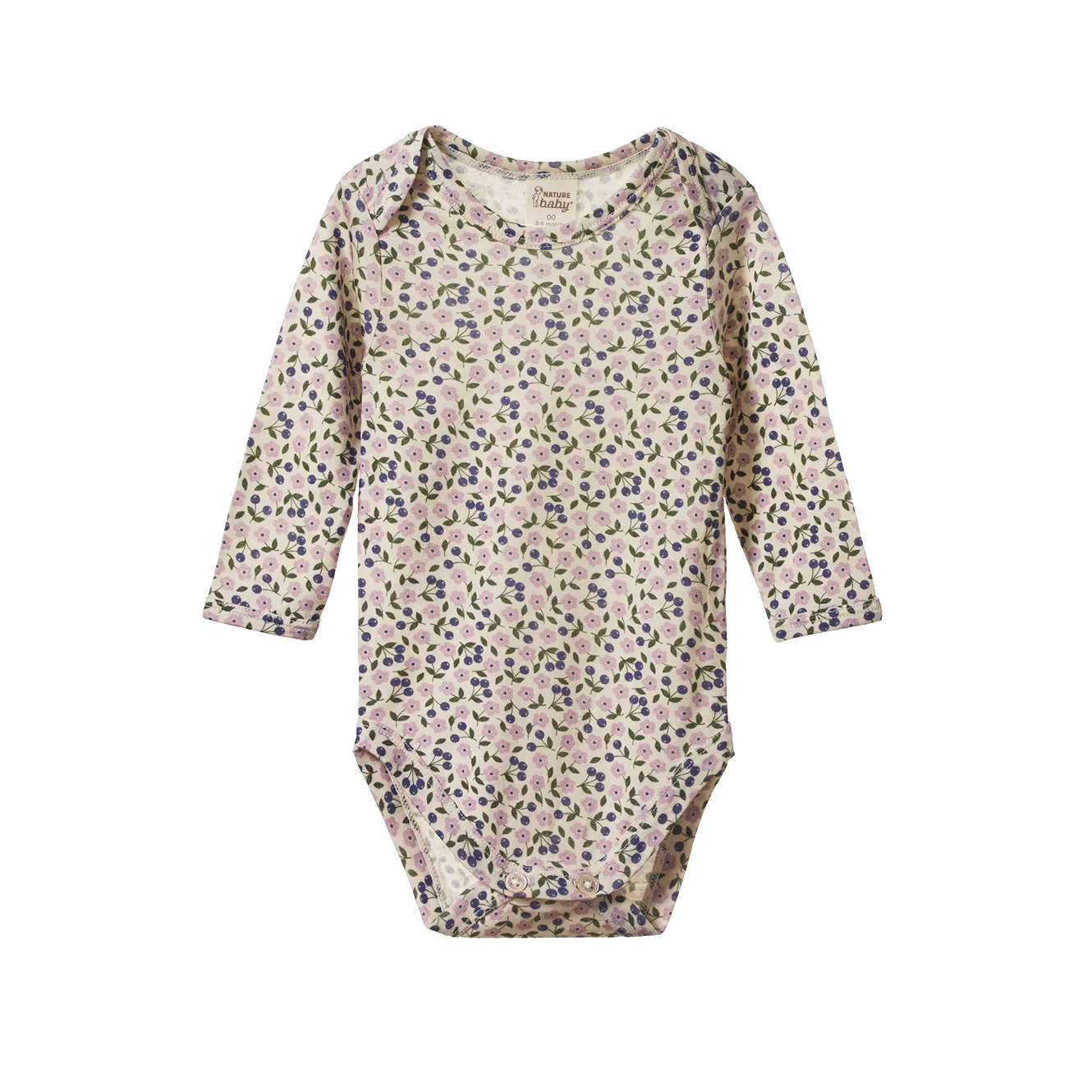 Long Sleeve Bodysuit | Merino Print