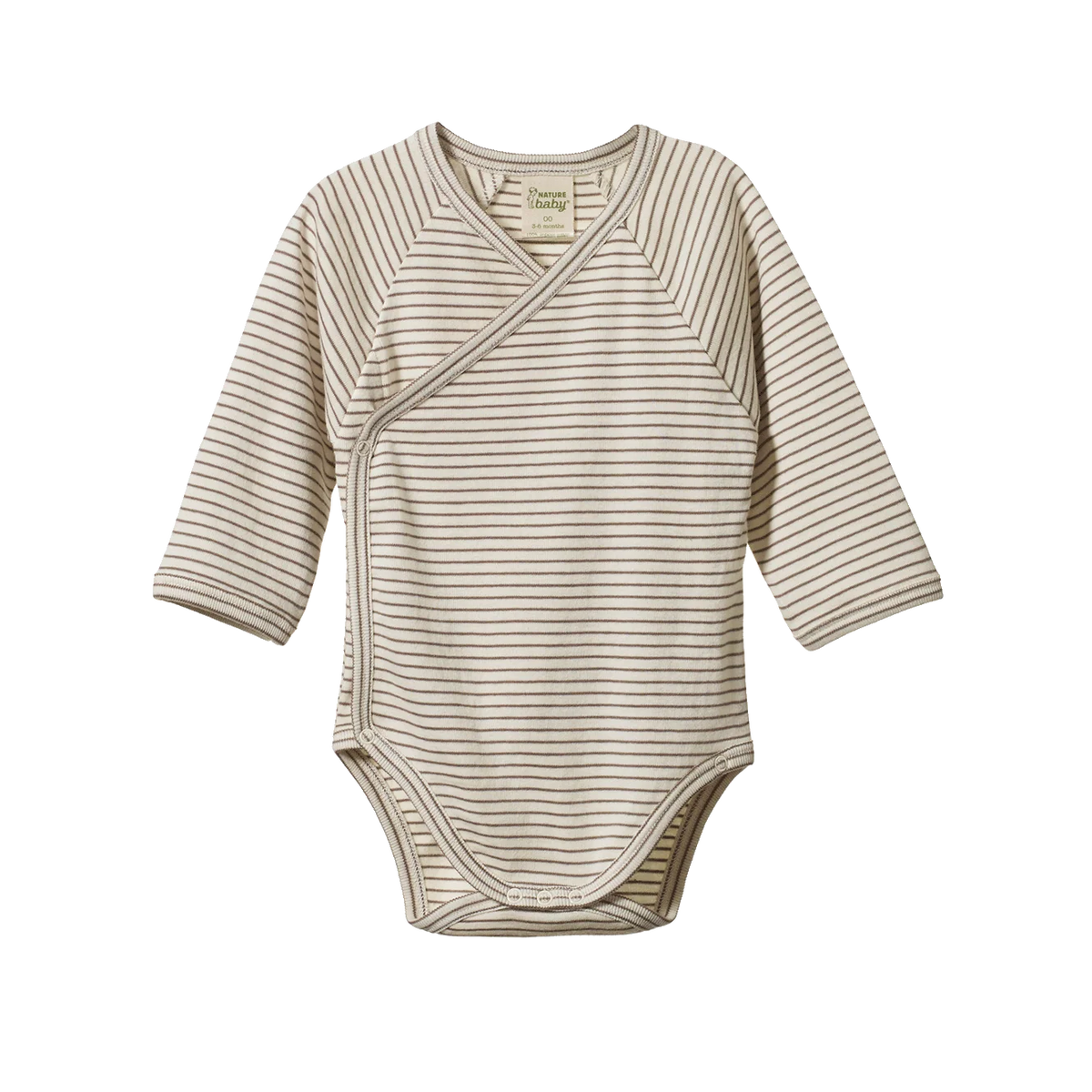 Long Sleeve Kimono Bodysuit | Cotton