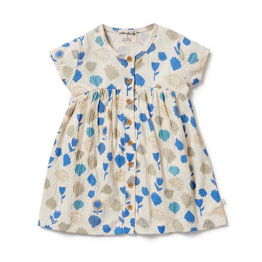 Wilson & Frenchy | Crinkle Button Dress