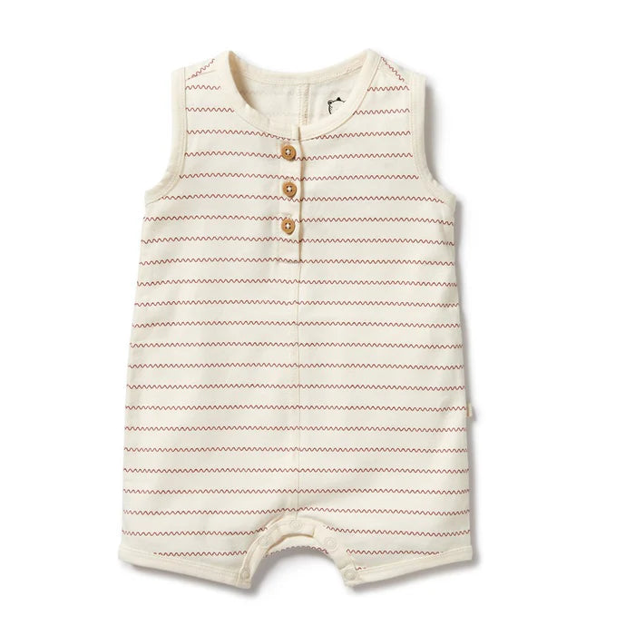 Wilson & Frenchy | Organic Henley Growsuit