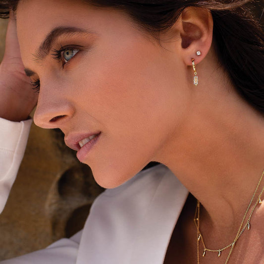 Murkani | Huggies - Hanging White Topaz