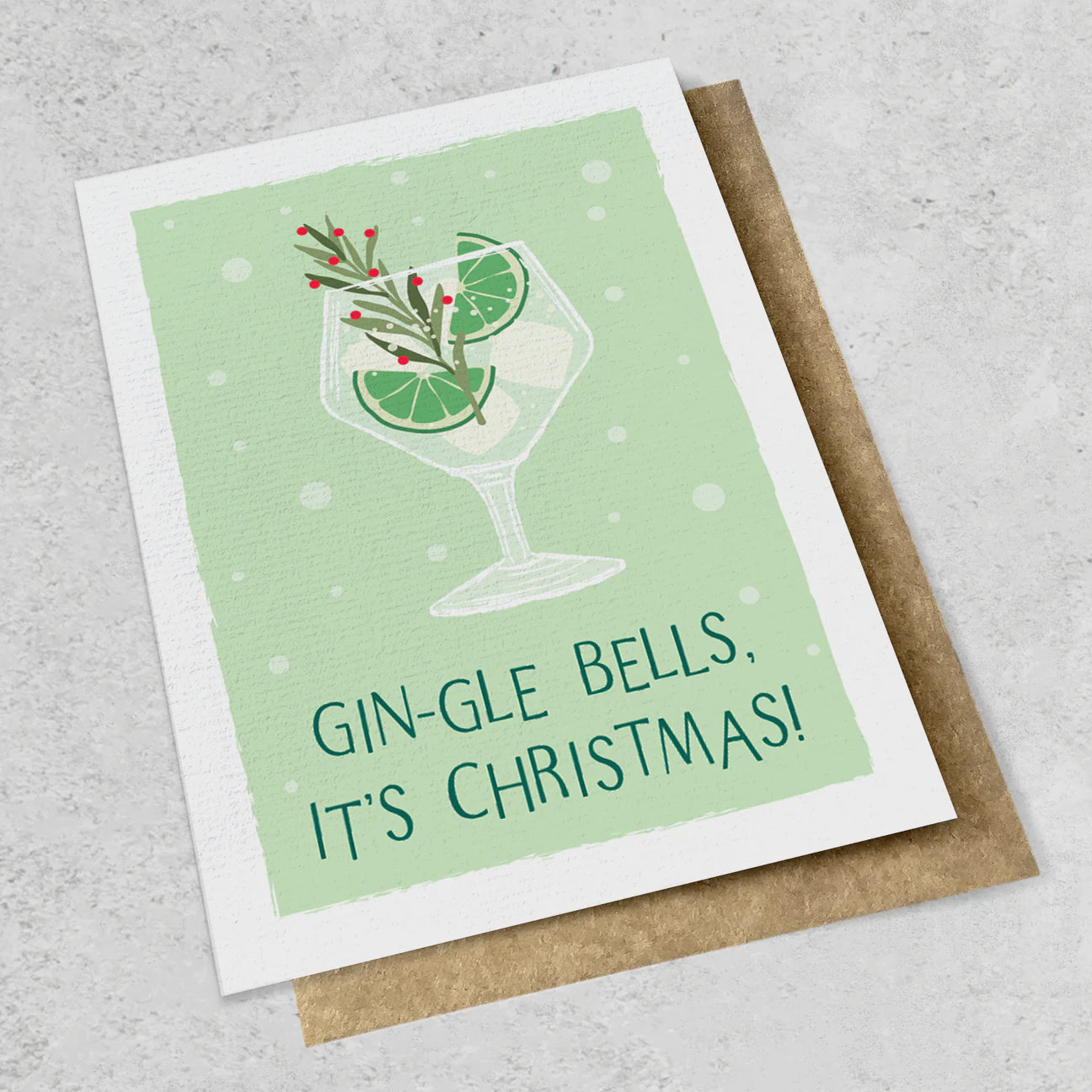 Ink Bomb | Gin-gle Bells Card