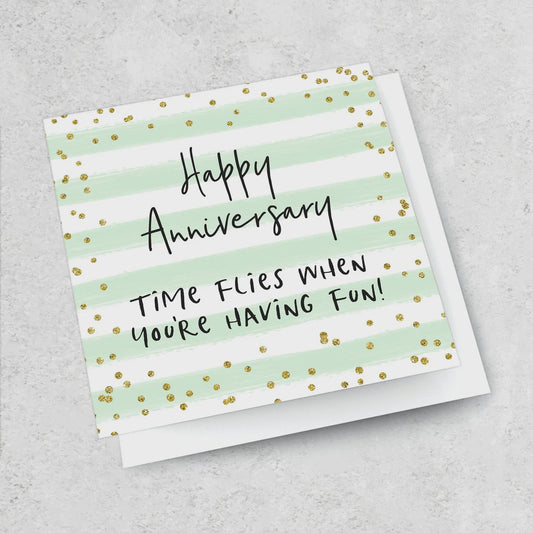Happy Anniversary Card | Time Flies