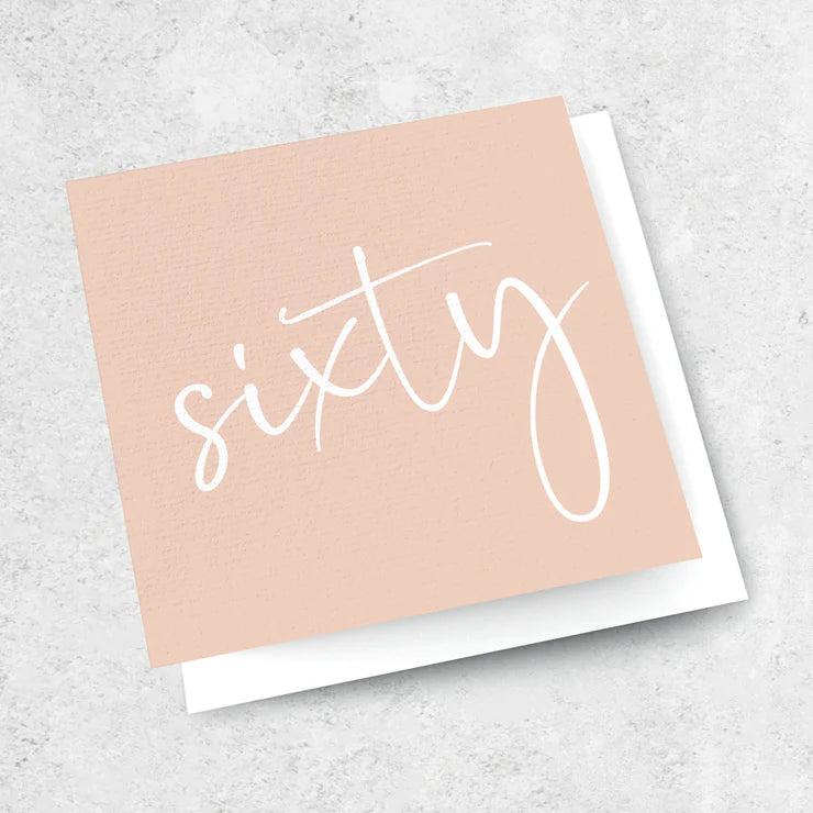 Sixty Card