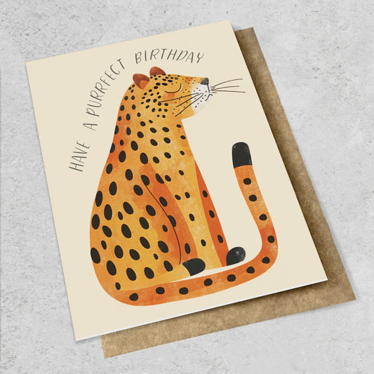 Purrfect Birthday | Large Luxe Card