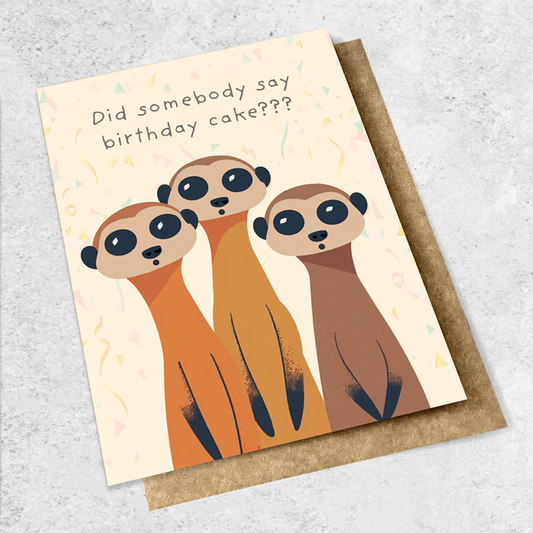 Did someone say birthday cake??? | Large Luxe Card