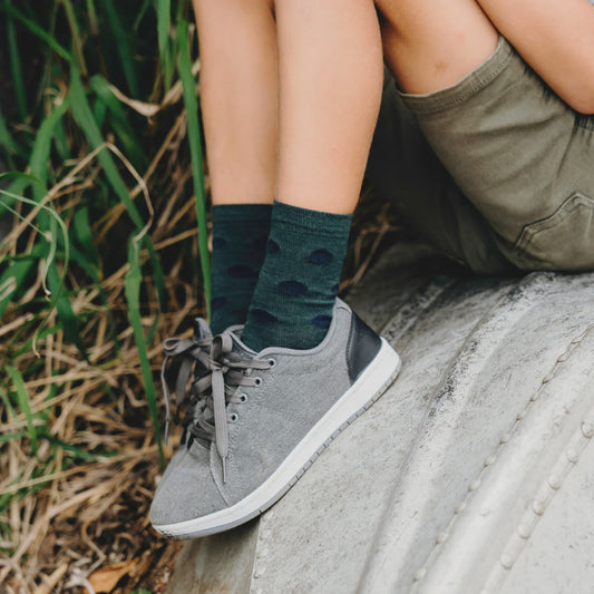 Lamington | Merino Wool Crew Socks - Caspian