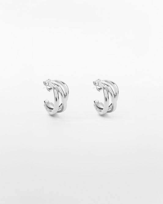Hoop 3 Rings Earrings
