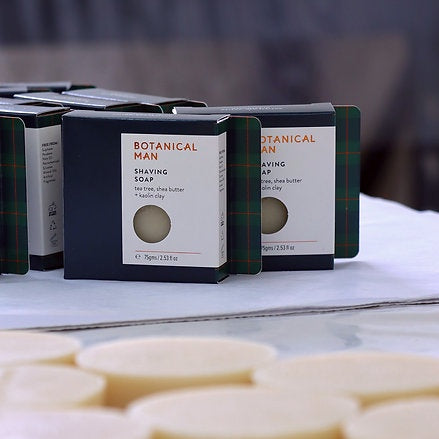 Man Shaving Soap