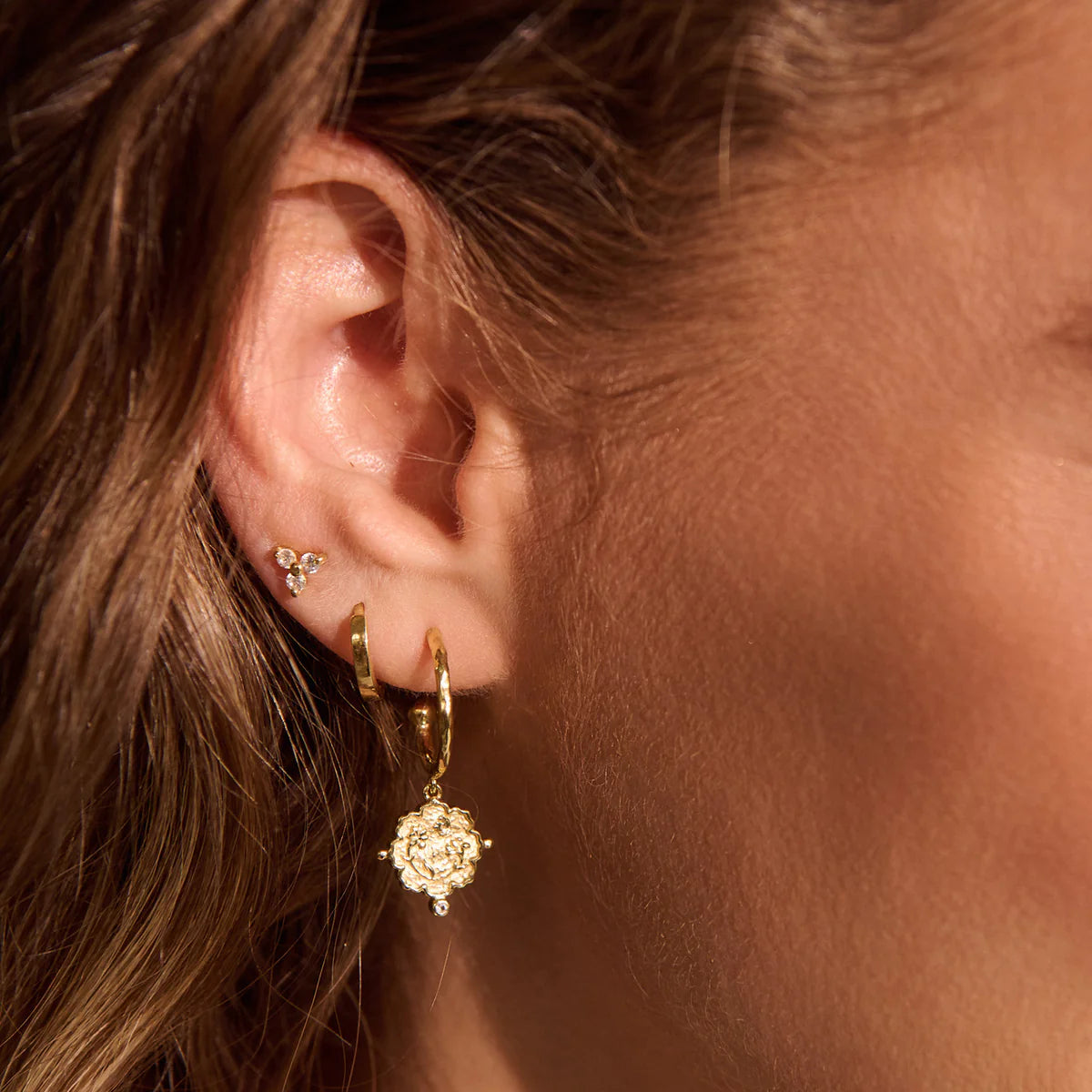Loved Always Hoop Earrings