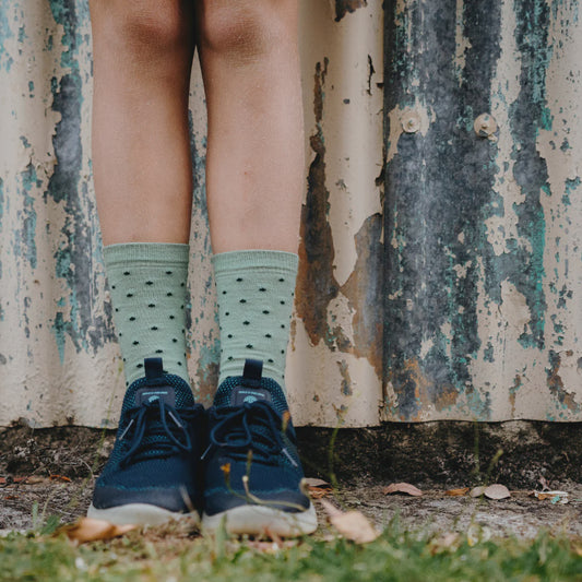 Lamington | Merino Crew Socks - Apple