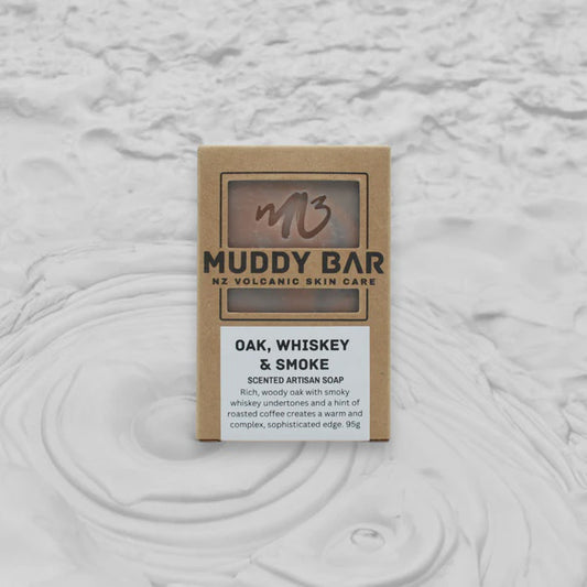 Muddy Bar | Oak, Whiskey & Smoke Artisan Soap