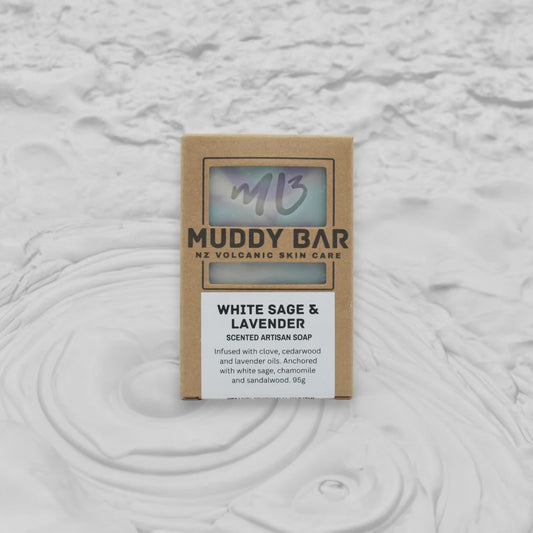 Muddy Bar | White Sage & Lavender Artisan Soap