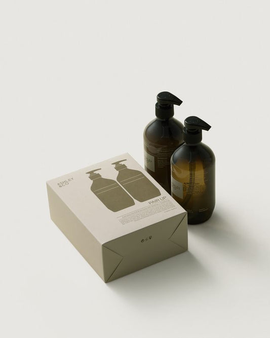 Ashley & Co Pair Up hand wash and body lotion gift set with presentation box