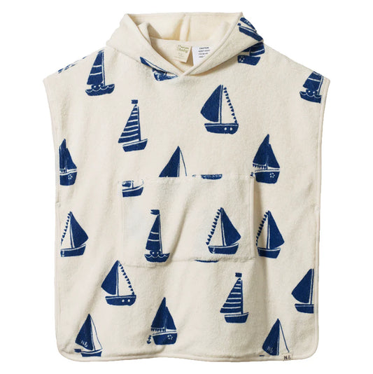 Poncho Towel | Regatta Print Terry