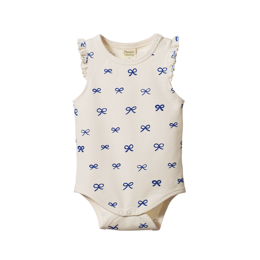 Fleur Bodysuit | Ribbon Print