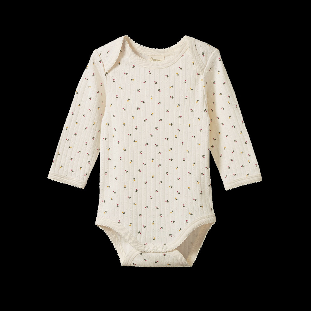 Nature Baby | Long Sleeve Bodysuit - Pointelle