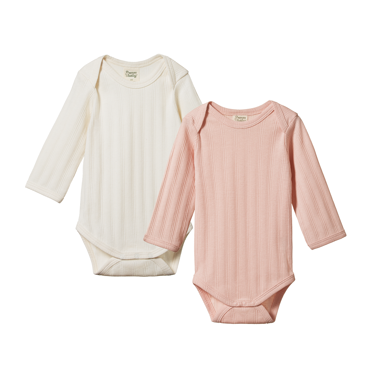 Derby Long  Sleeve Bodysuit | 2 Pack