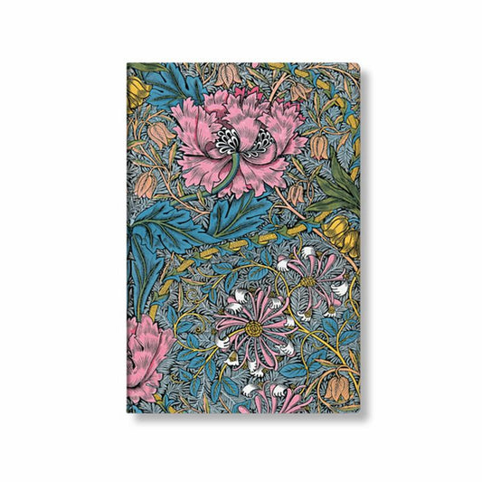 Morris Pink Honeysuckle Mini Address Book
