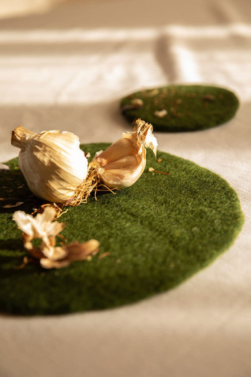 Round Pastille 100% Felt Coasters - 12cm