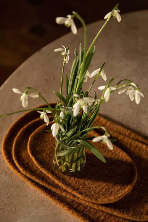 Plato Oval Felt Trinket Trays