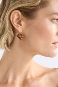 Elk | Bronze Oban Square Hoop Earring