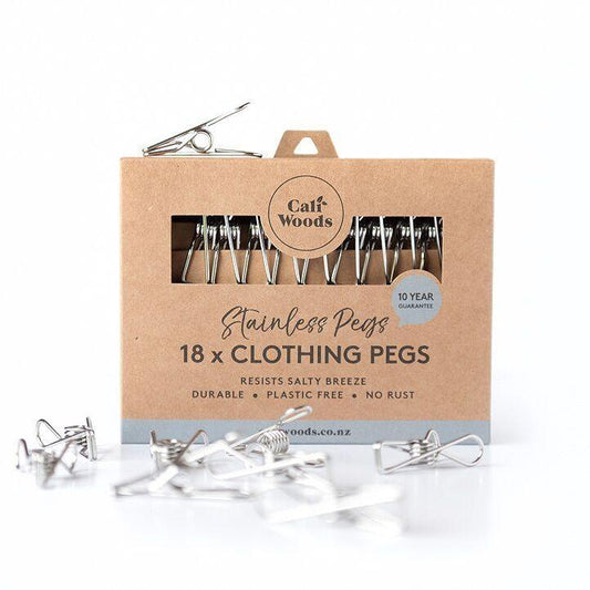 Caliwoods | Stainless Clothing Pegs - Found My Way Invercargill