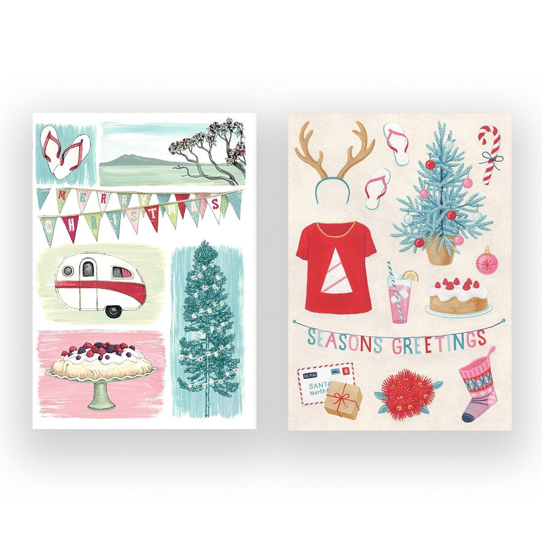 Wolfkamp & Stone | Christmas Icons Card Pack of 8