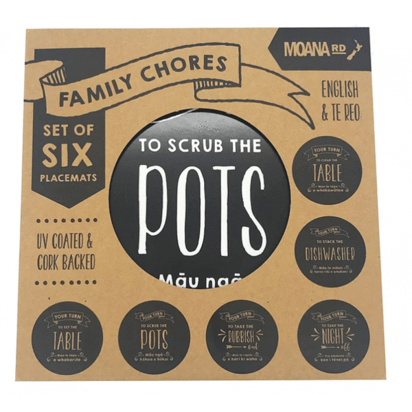 Moana Road | Placemats Family Chores - Found My Way Invercargill