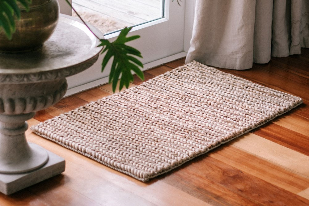 Garcia | Jute Rug - Thick Tail Brown - Found My Way Invercargill