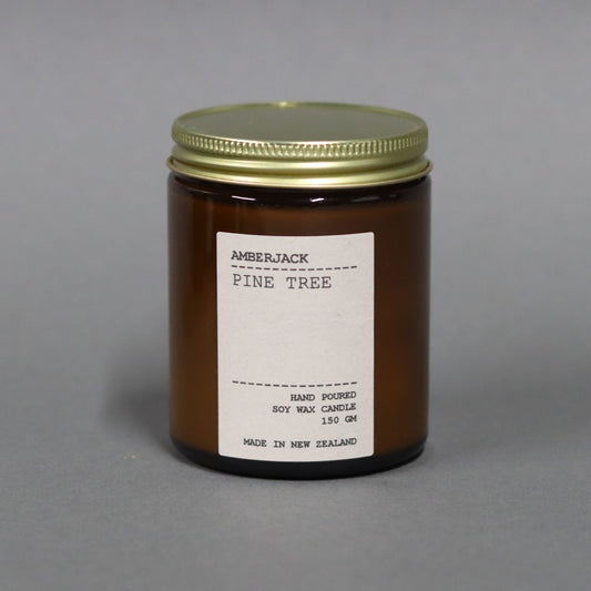 Amberjack Soy Candle | Pine Tree -  Small - Found My Way Invercargill