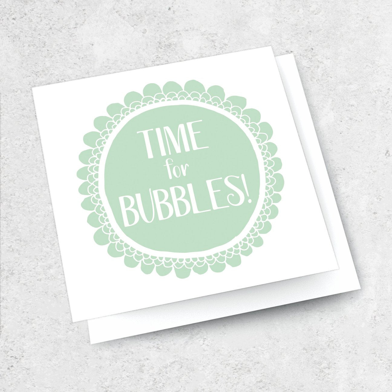 Ink Bomb | Time for Bubbles Card - Found My Way Invercargill