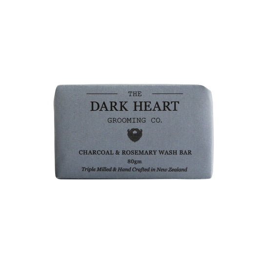 The Dark Heart Grooming Co. | Wash Bar - Charcoal & Rosemary - Found My Way Invercargill