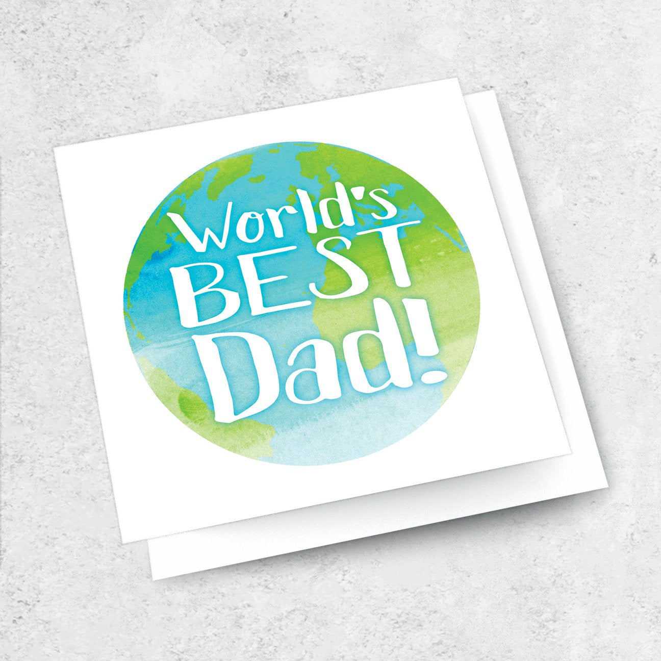 Ink Bomb | World's Best Dad Card - Found My Way Invercargill
