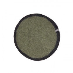 Muskhane | Round BiColor Pastille 100% Felt Coasters - 12cm - Found My Way Invercargill