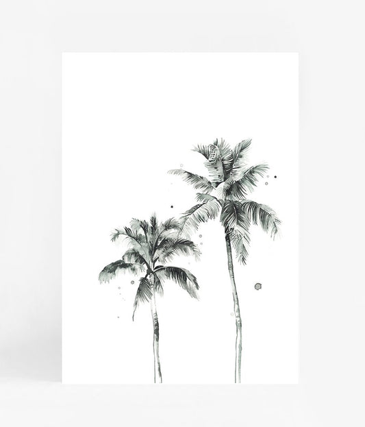 Leden | Twin Palms Print - Found My Way Invercargill