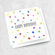 Ink Bomb | Happy Birthday! Dots Card - Found My Way Invercargill
