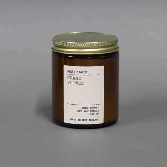 Amberjack Soy Candle | Crane Flower - Small - Found My Way Invercargill