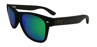 Moana Road | Sunglasses - 50/50 Black with Green Lens - Found My Way Invercargill