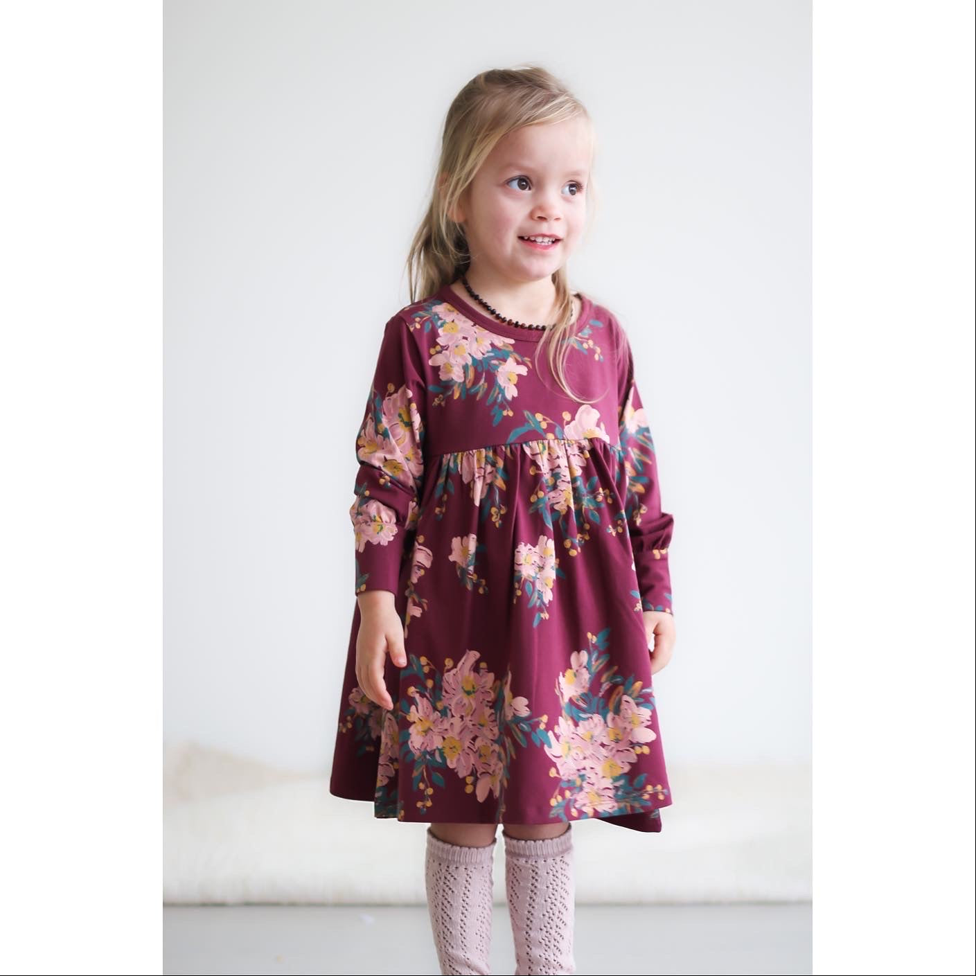 Burrow & Be | Poppy Dress - Alpine Flowers