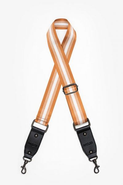 Antler | Bag Strap - Caramel & Rose Gold Stripe - Found My Way Invercargill