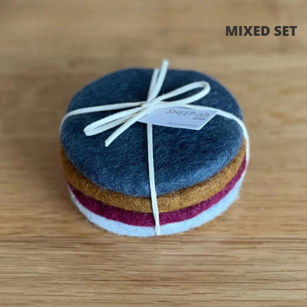 SHEEP-ish Design | Sheeted Felt Coasters