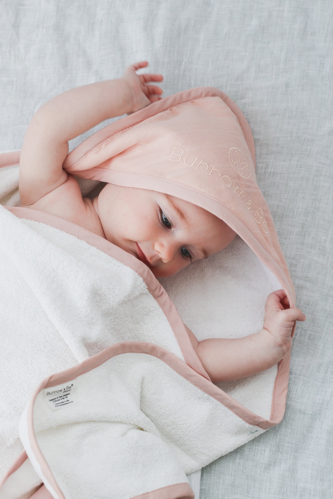 Burrow & Be | Hooded Baby Towel - Found My Way Invercargill